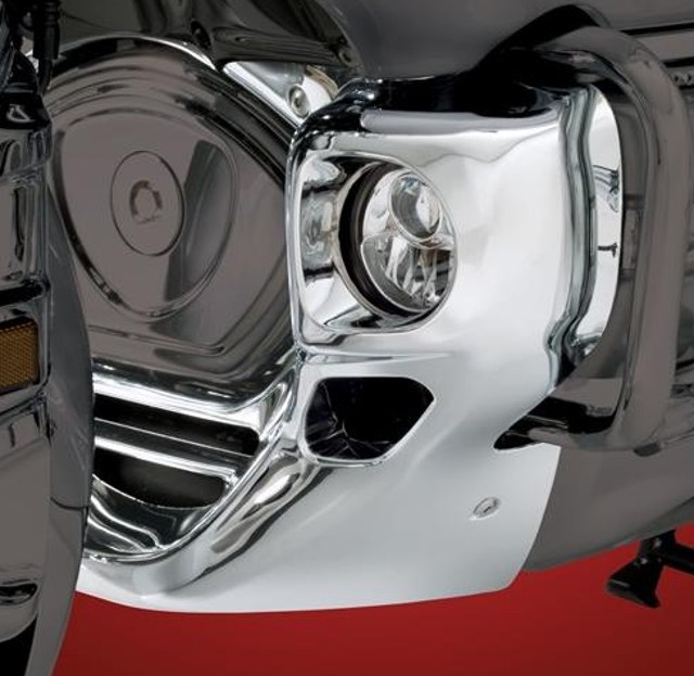 HONDA GL1800 GOLDWING CHROME LOWER FRONT COWLING BIG BIKE PARTS eBay