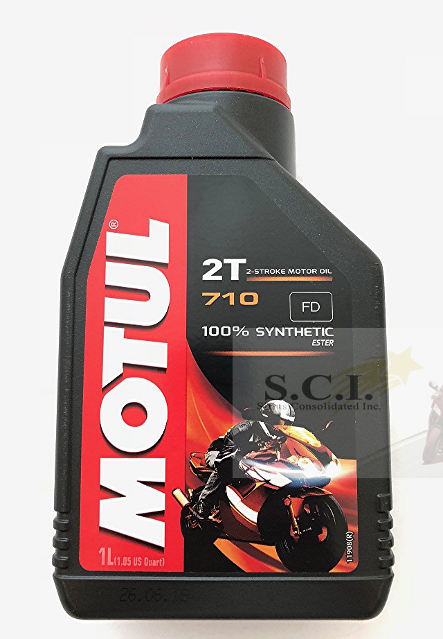 Motul 710 Ester 2T Synthetic TWO STROKE Oil 1Litre 