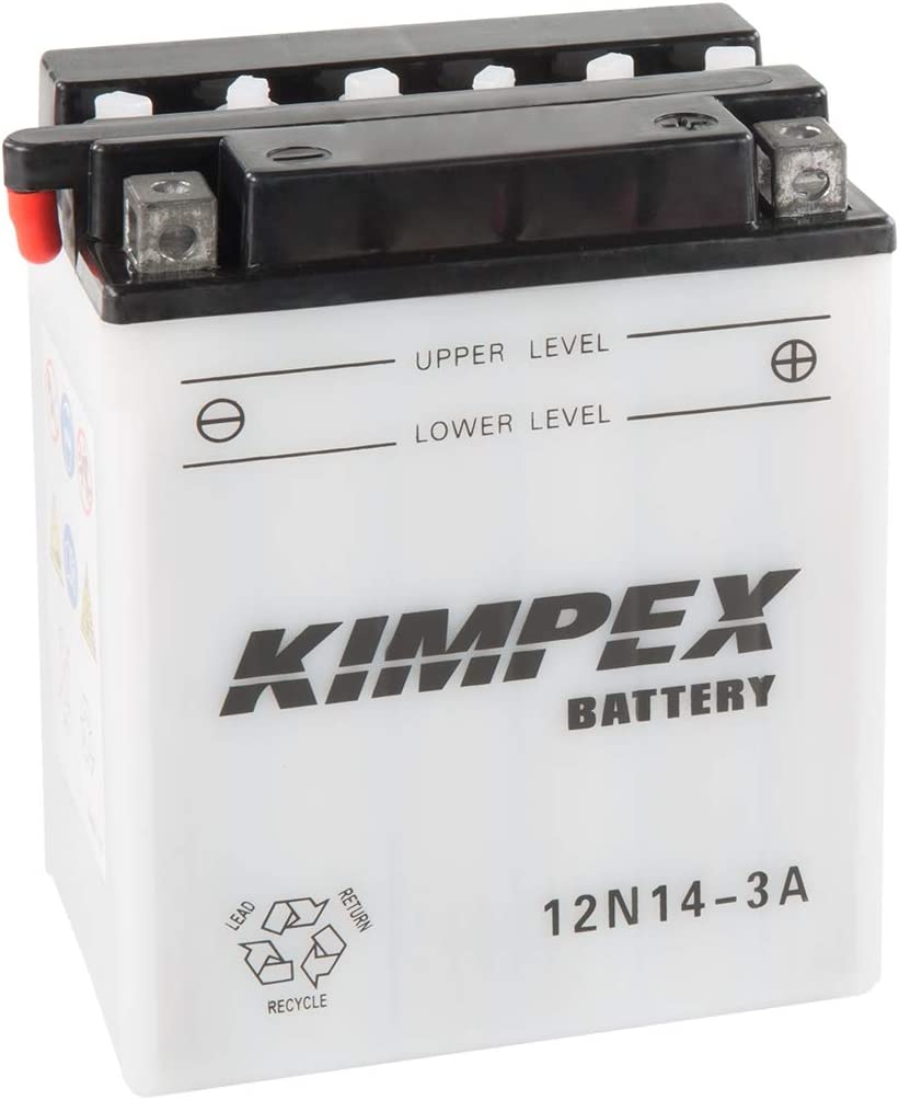 12N14-3A KIMPEX BATTERY - OUR BATTERIES HAVE A ONE YEAR WARRANTY