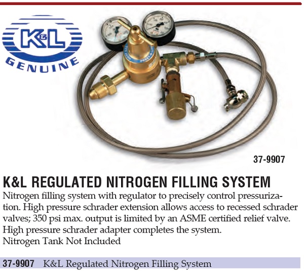 K&L Supply Regulated Nitrogen Filling System R-36 Series B 37-9907