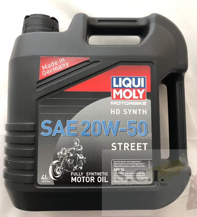 LIQUI MOLY HD SYNTHETIC OIL 20W-50 STREET 4L