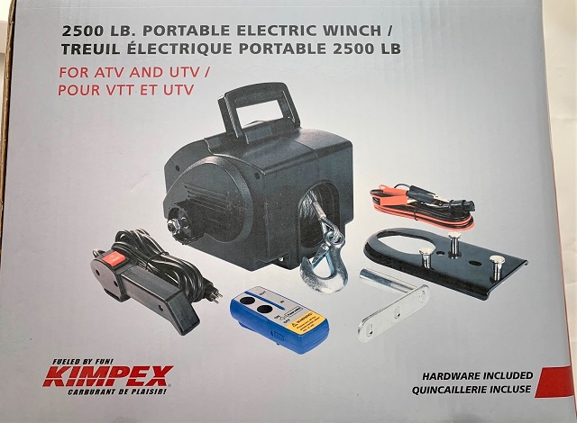Kimpex 258024 PORTABLE WINCH 2500LBS
