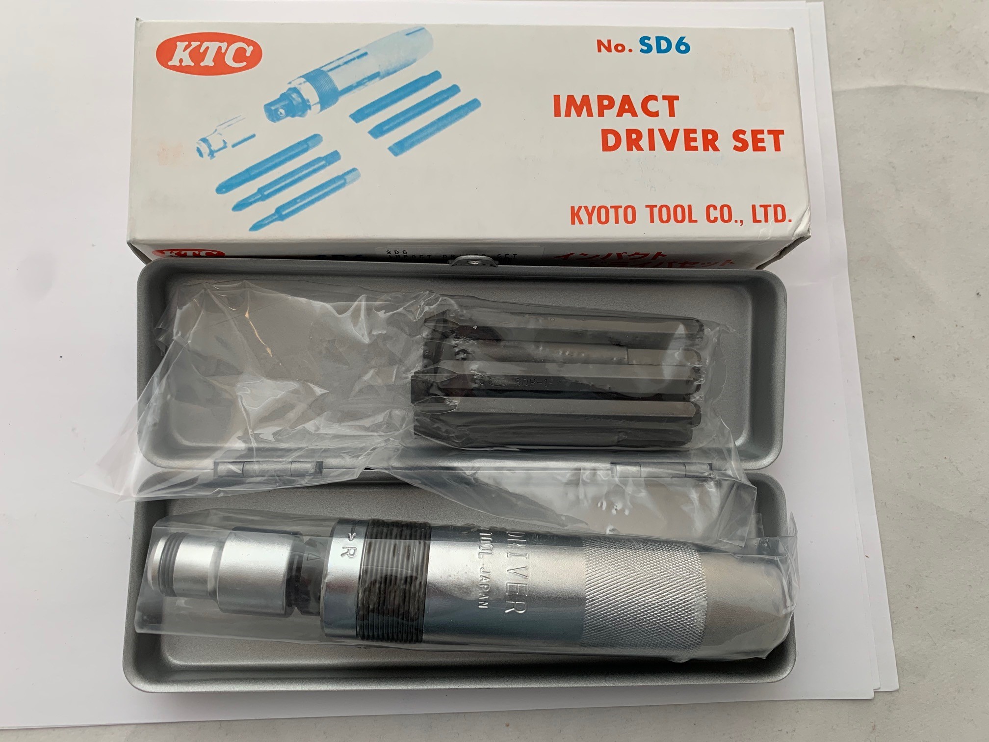 JIS JAPANESE INDUSTRIAL STANDARD IMPACT SCREW DRIVER SET