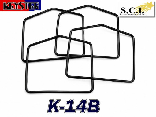 HONDA CB350F CB350 F CB400 F CB400F KEYSTER CARBURETOR FLOAT BOWL GASKETS