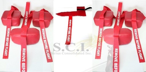 PIPER AZTEC AIRCRAFT COWL PLUGS AND PITOT TUBE COVER