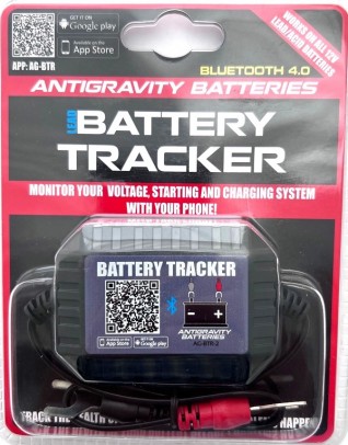 Antigravity Battery Tracker Bluetooth Monitor System AG-BTR-2 for 12V Lead/Acid Vehicle Batteries