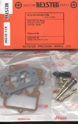 HONDA CIVIC 1500 KEYSTER CARB KIT 1973 - 1976