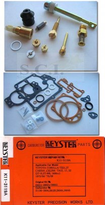 TOYOTA CELICA KEYSTER CARB KIT 1973 - 1975