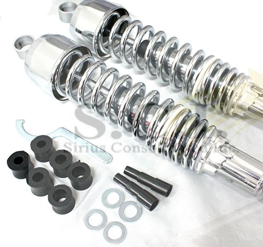 KAWASAKI KZ550 KZ750 Z1 KZ900 KZ1000 GS550 GS650 RD350 RD250 CHROME REAR SHOCKS eBay