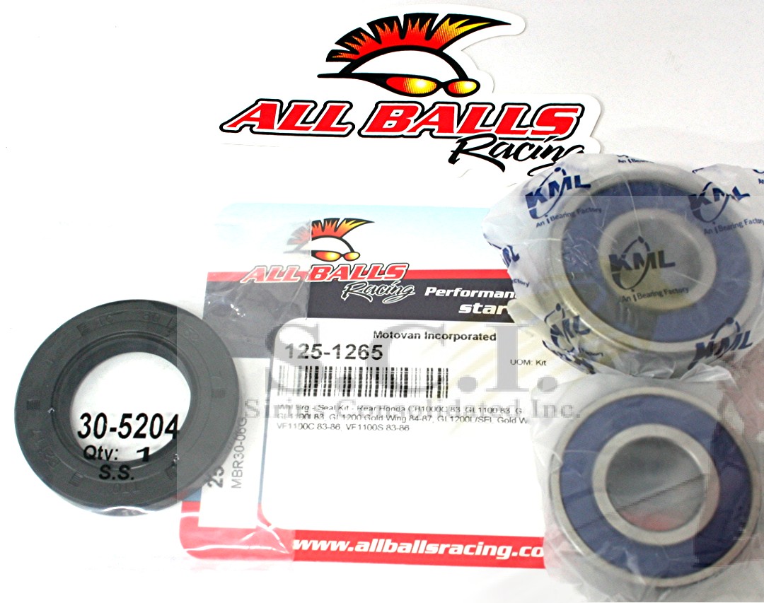 Yamaha mio sporty wheel bearing front rear size safeascse