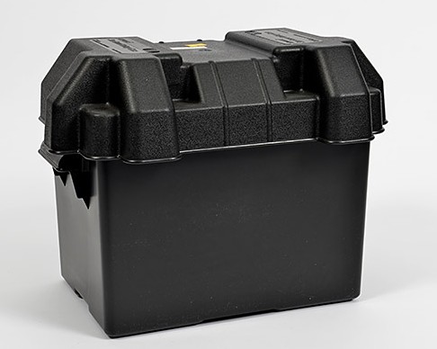 Marine Attwood Standard Battery Box for Boat with Mount Strap