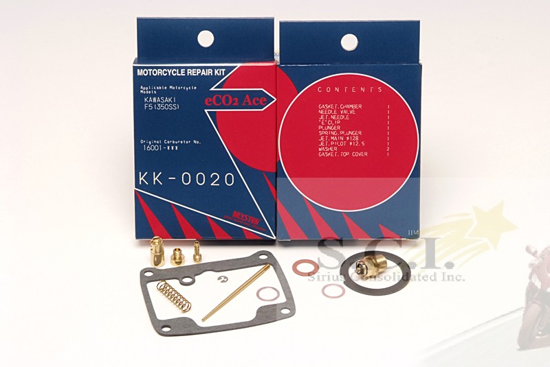 Keyster Carburetor Rebuild Kit X4 – Honda CB350F (1972-1974) – Better Than OEM