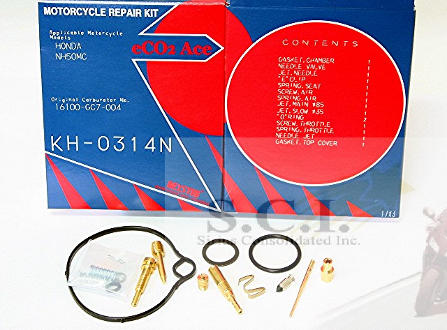 BFY For Honda Aero 80 NH80 80cc Scooter Carb Carburetor Repair Rebuild Kits Motor