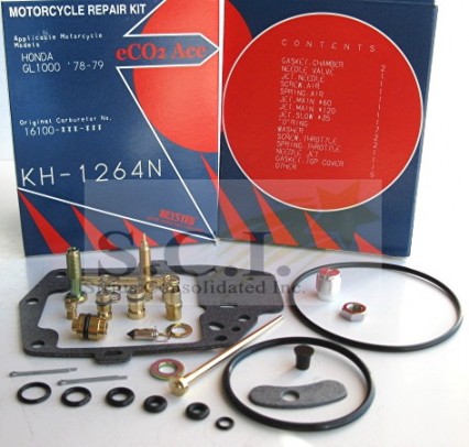 HONDA GL1000 PREMIUM KEYSTER CARBURETOR REBUILD REPAIR KIT 1978 - 1979