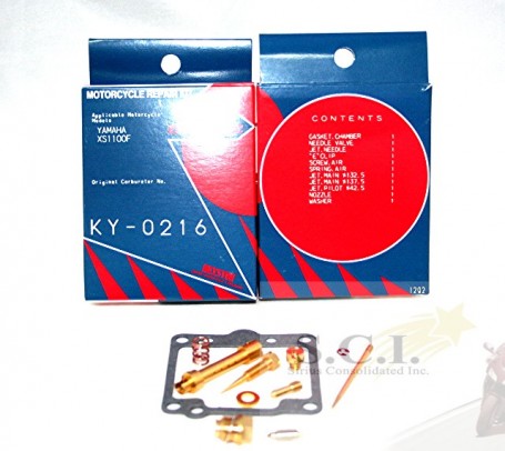 Keyster Carburetor Rebuild Kit For Yamaha XS400 XS400E 1978-1979 – 2 Kits, 3-Year Warranty