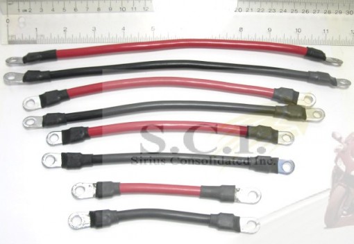 BATTERY CABLES SET OF 2