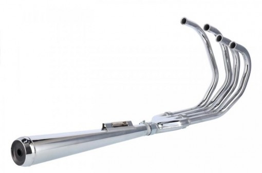 HONDA CB400F CHROME EXHAUST SYSTEM 1975 - 1977