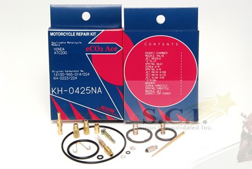 HONDA ATC200X ATC200 X KEYSTER CARBURETOR REBUILD REPAIR KIT for OEM carbs 16100-965-014/024 1983 - 1984 - 1985