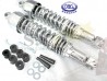HONDA ALL CHROME REAR SHOCKS - YOU ARE BUYING 2 SHOCKS 340mm - 13 3/8 INCHE EYE TO CLEVIS
