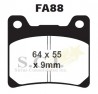 YAMAHA REAR BRAKE PADS - EBC FA88